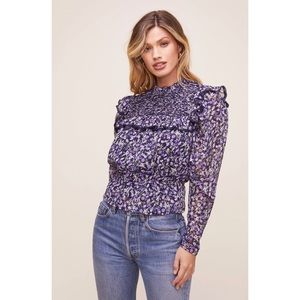 NWT ASTR The Label Alcott Floral Top